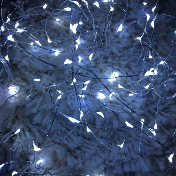 20 strands of 20 LED cool white fairy lights - Picture 5 of 7